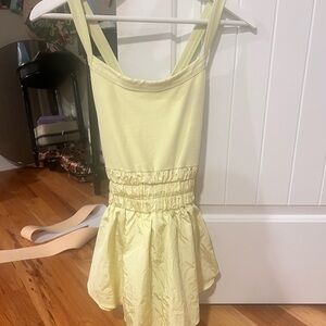 Yellow Mini Dress